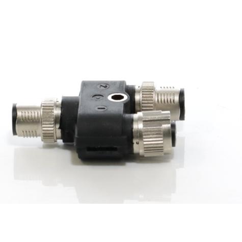 1 Verpackungseinheit (5 Stück) Y-Verteiler SAC-5PY-M/F-M VP SH 